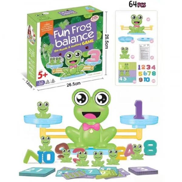 

Настольная игра для детей обучающая счету Fun Frog balance