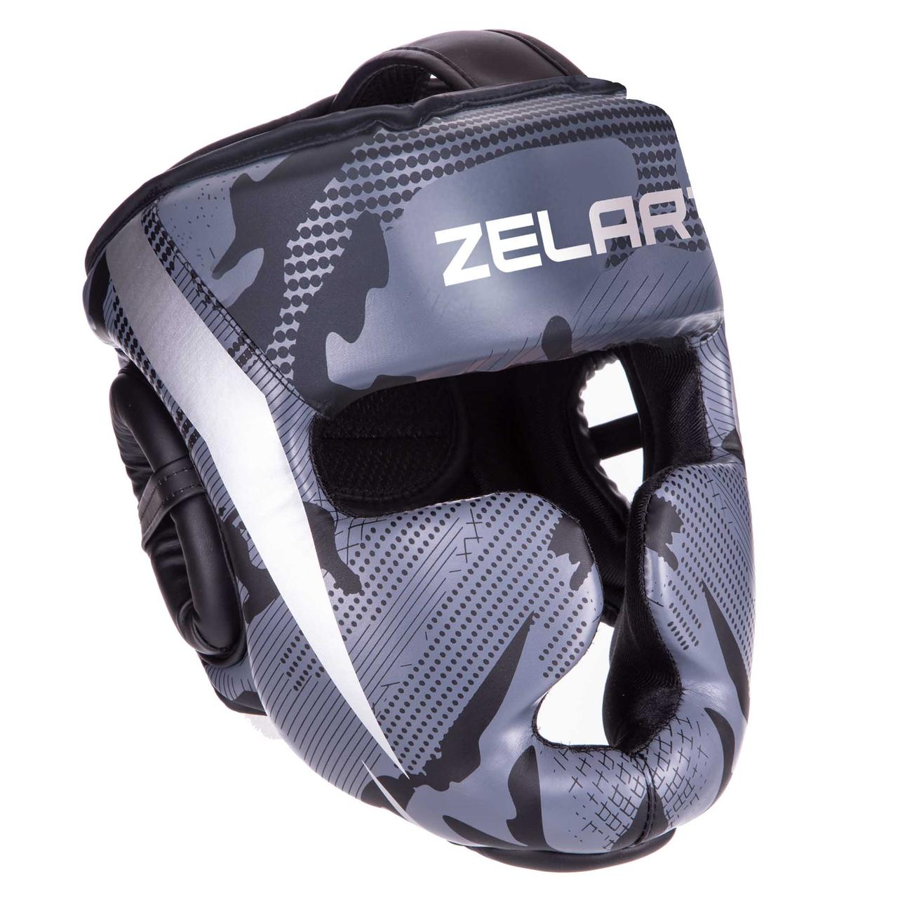 Шлем боксерский с полной защитой Zelart Fight Gear Heroe 2530 размер XL ...