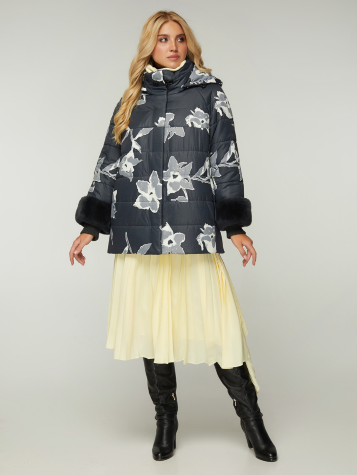 

Куртка Mirage Style 2308 52 Чорний з сірим