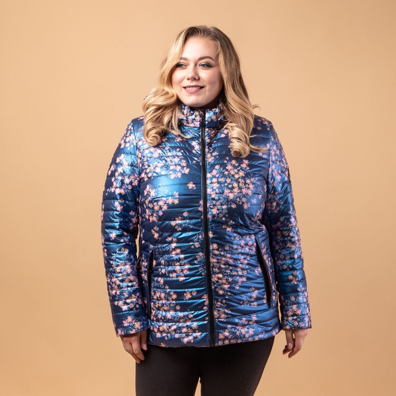 Женская демисезонная куртка большого размера UF-Fashion Сакура-oks 54 ...