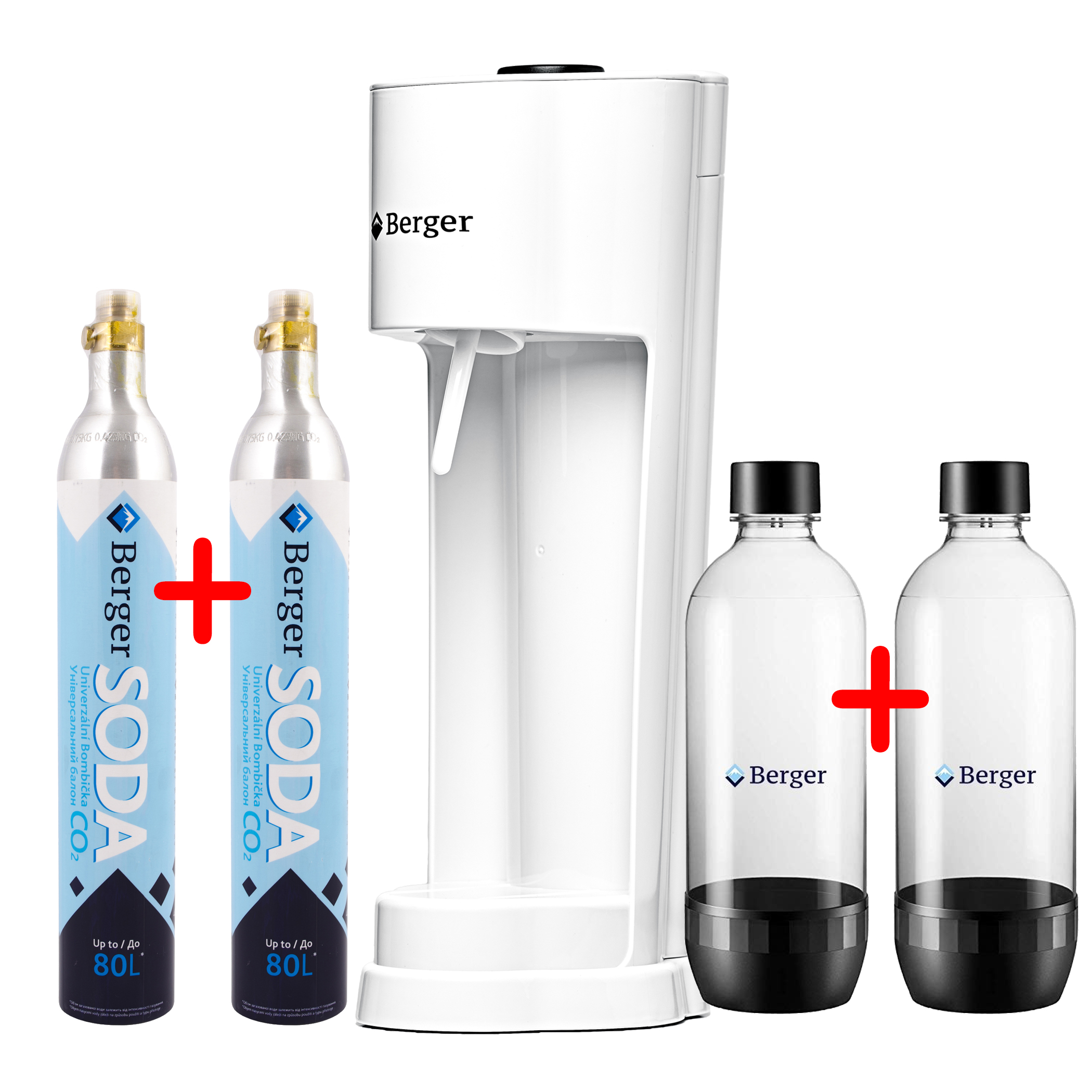 Набор Сифон Berger / Sodastream SM-102 + Бутылка Berger 1L + Баллон Berger  CO2 (SM-102+BBV-01+BB-01xS) – фото, отзывы, характеристики в  интернет-магазине ROZETKA от продавца: Mr EGG | Купить в Украине: Киеве,  Харькове,