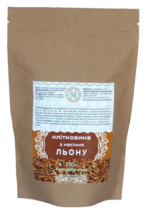 Клетчатка льняная Эколия 200 г от продавца: MyGreenStore – купить в ...