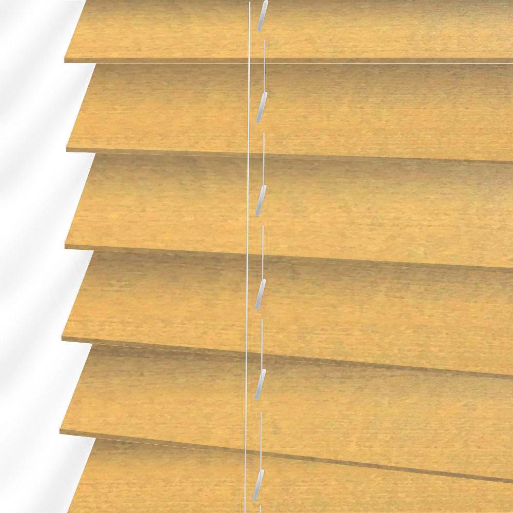 

Жалюзи деревянные горизонтальные 130x160 cм 50 мм натуральный Sundeco