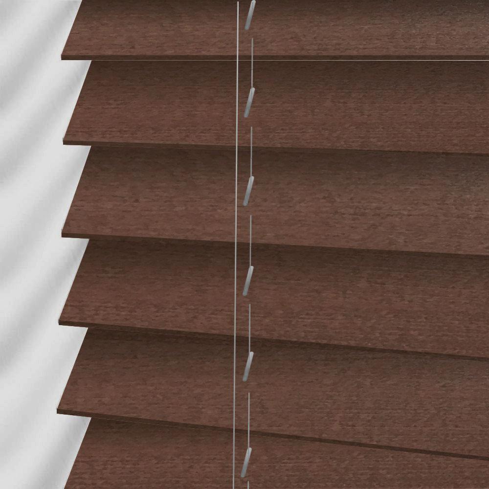 

Жалюзи деревянные горизонтальные 40x160 cм 50 мм красное дерево Sundeco