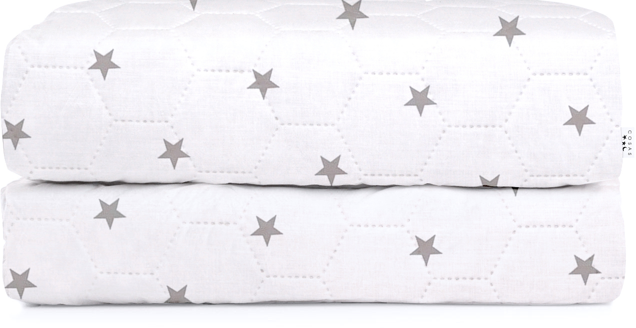 

Наматрасник стеганый Cosas 60х120 StarGrey