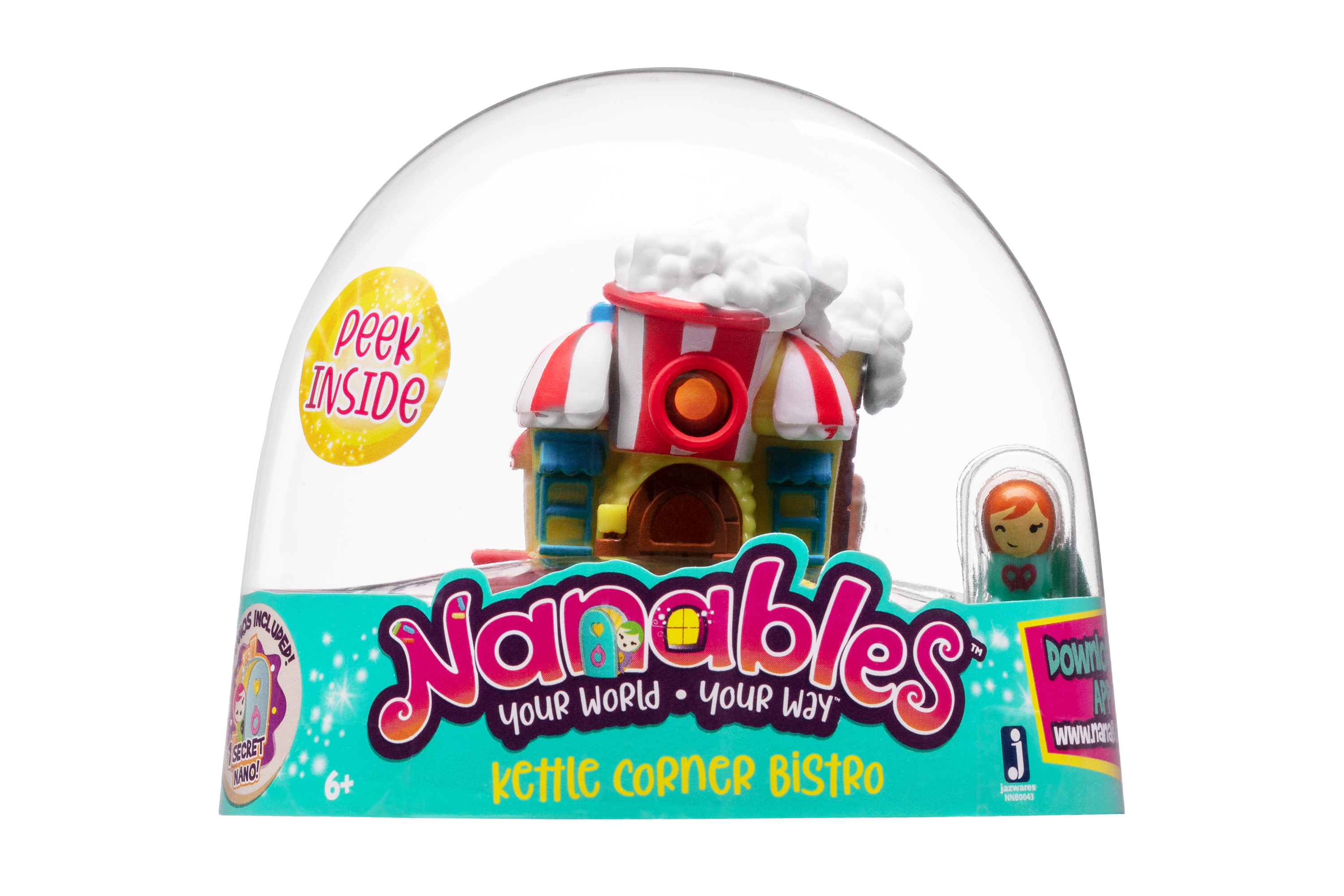 

Ігрова фігурка Jazwares Nanables Small House Містечко солодощів Бістро Попкорн (NNB0043)