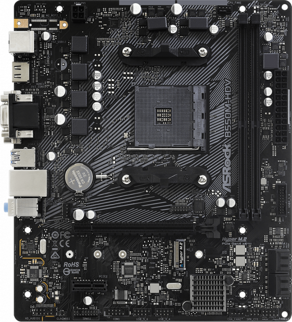 

Материнская плата ASRock B550M-HDV Socket AM4