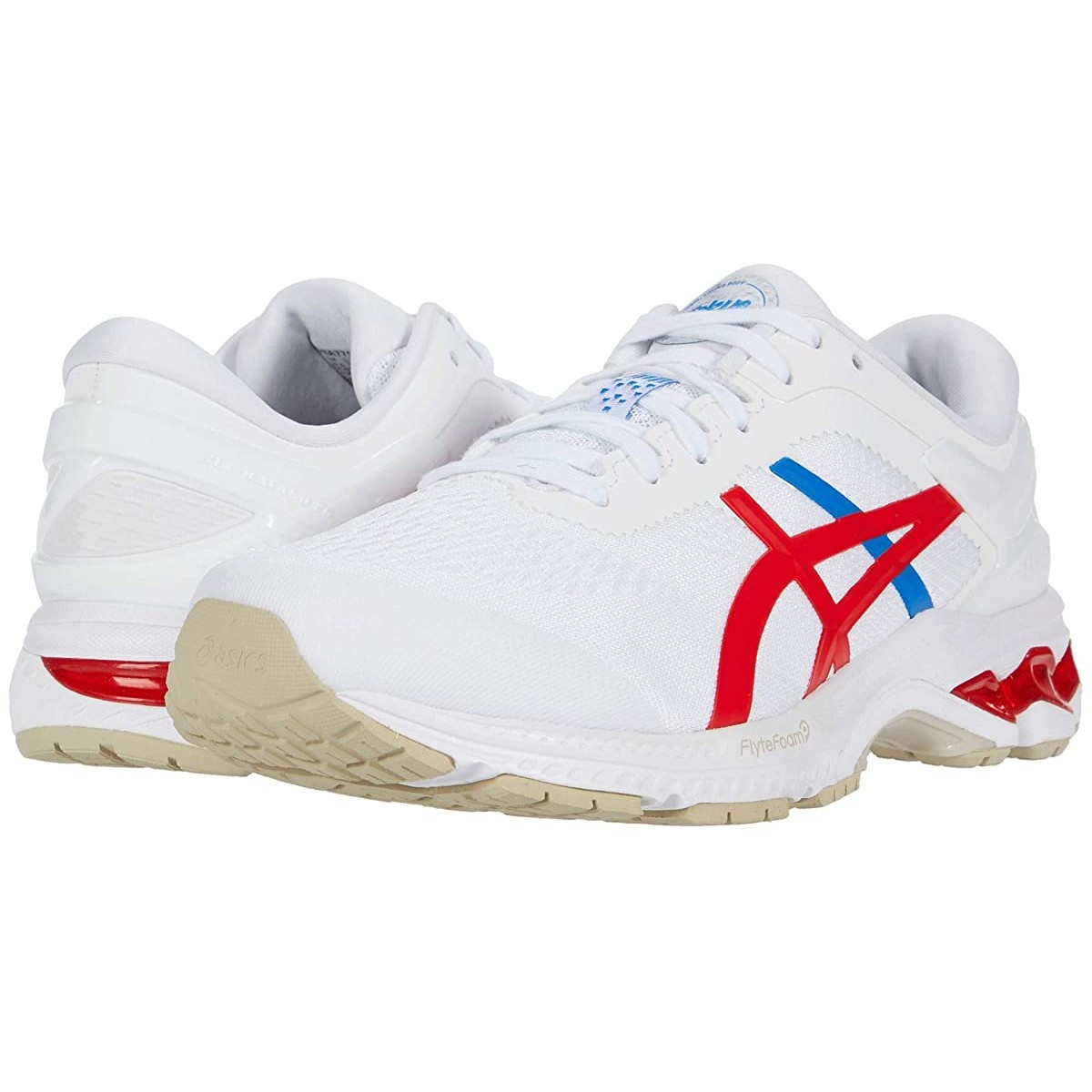 

Кроссовки Asics GEL-Kayano& 26 White/Classic Red, 46 (290 мм)