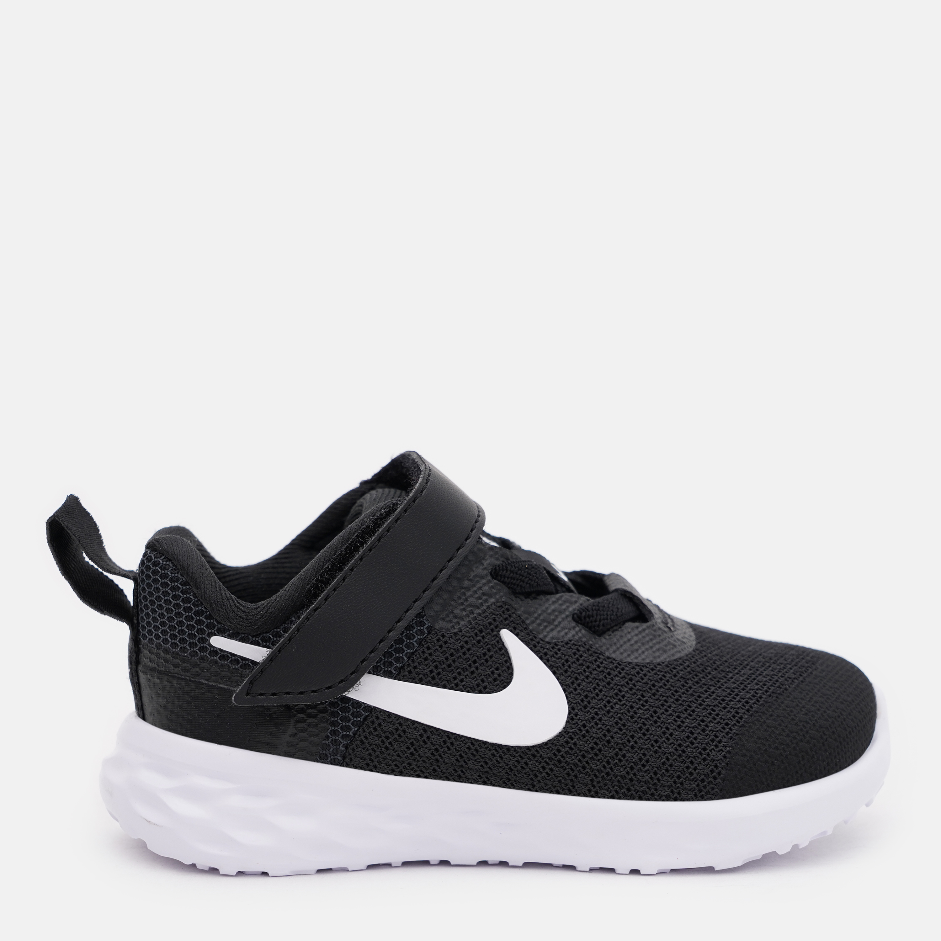 Акція на Дитячі кросівки для хлопчика Nike Revolution 6 Nn (Tdv) DD1094-003 23.5 Black/White-Dk Smoke Grey від Rozetka