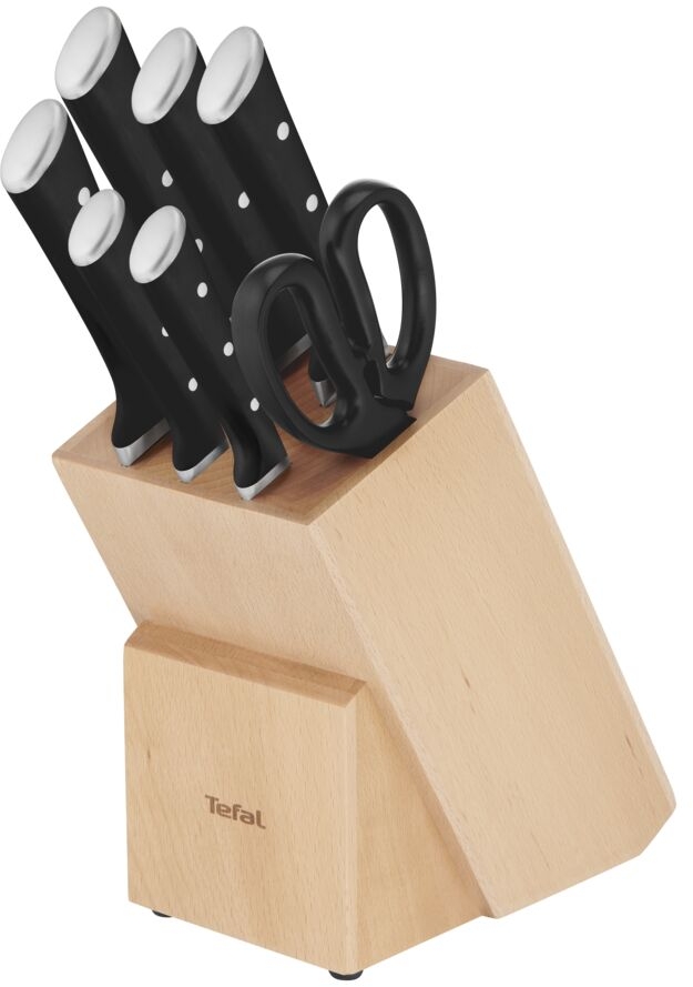 Набор ножей в деревянной колоде Tefal Ice Force 7 предметов (K232S704 ...