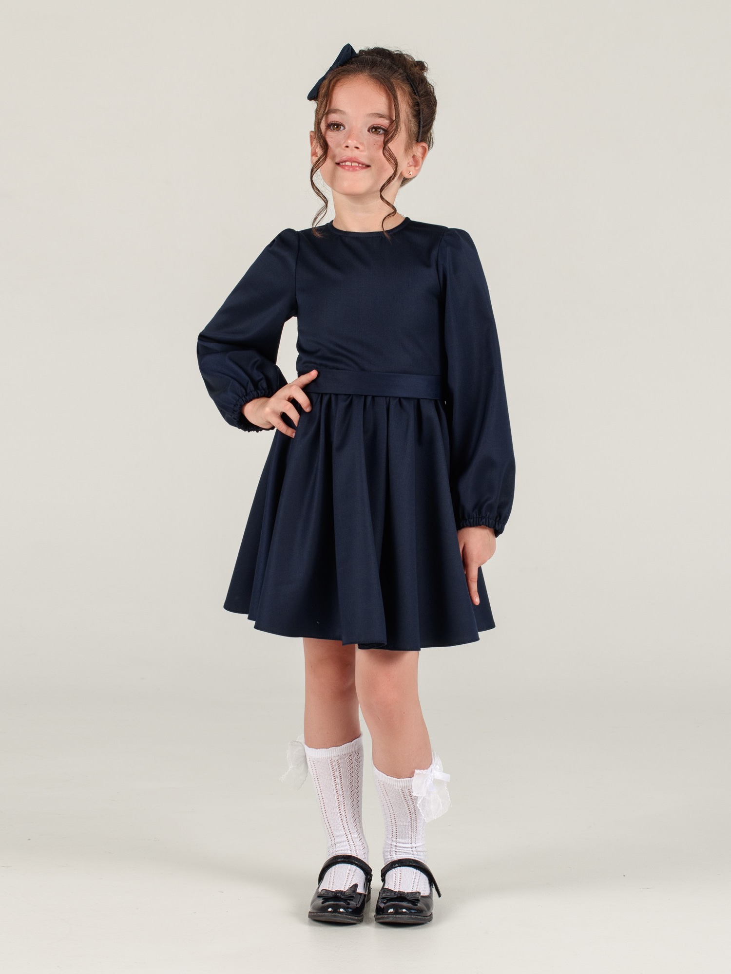 Акція на Дитяча сукня для дівчинки Zironka 3822300502 128 см Синя від Rozetka