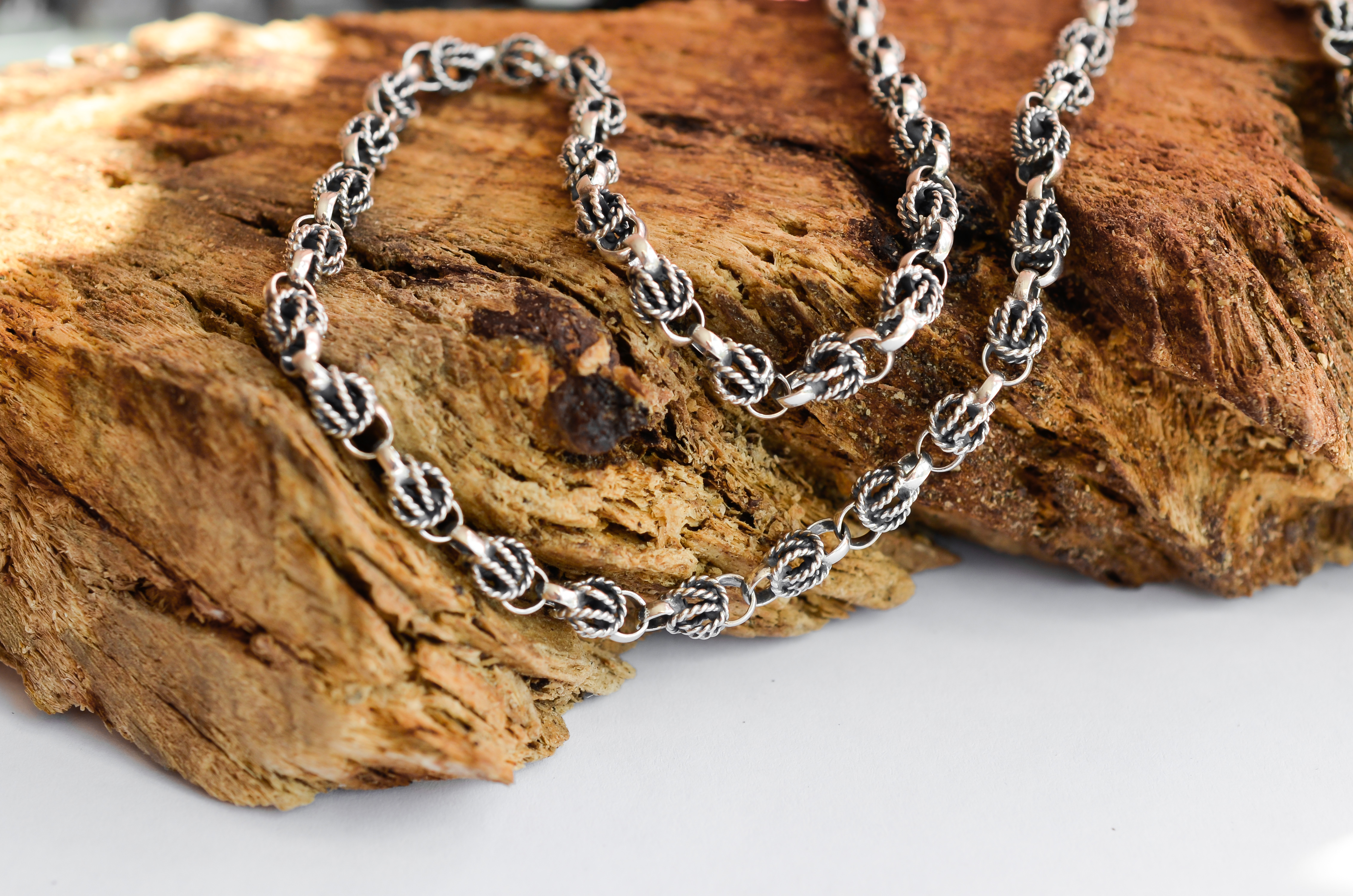 

Женский серебряный браслет Meridian 925 пробы Орех в чернении 16 размер 24109/116