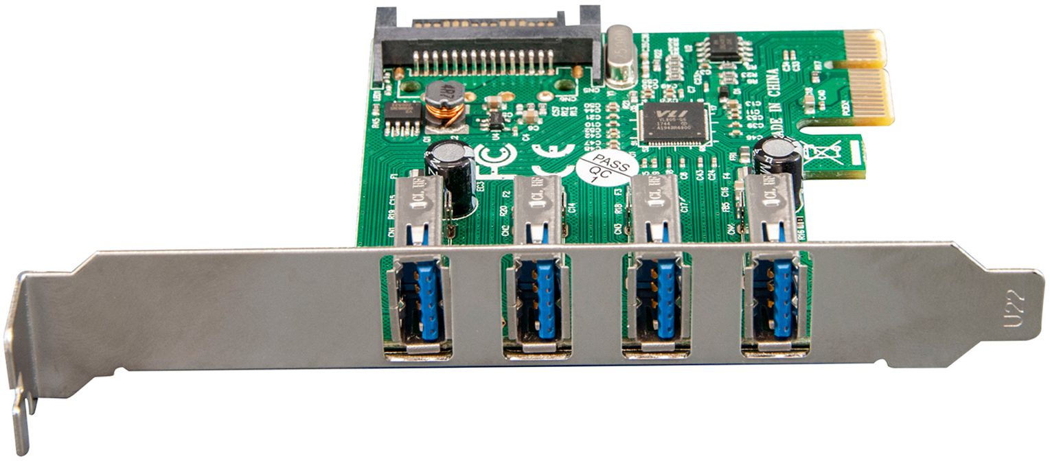 Плата расширения Frime PCI-E to USB3.0 (4 порта) VIA VL805 (ECF ...