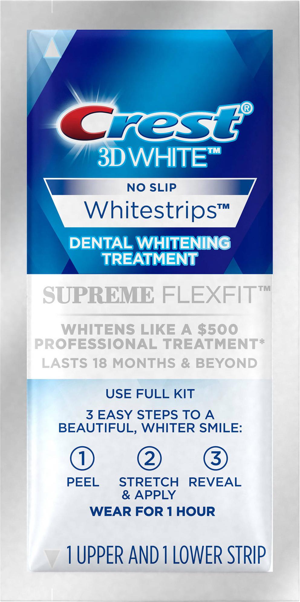 Полоски для отбеливания Crest 3D White Whitestrips Supreme FlexFit 1 ...