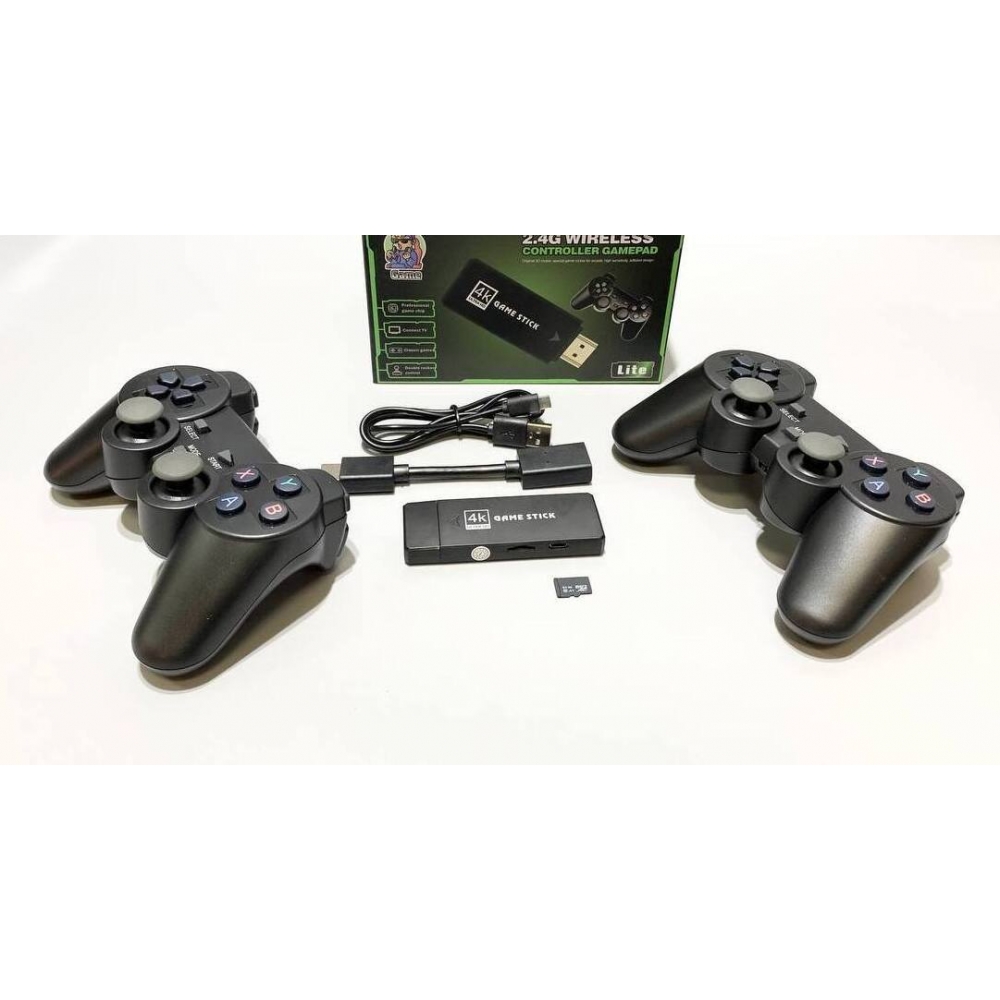 Портативная игровая приставка - консоль к телевизору 64Gb Game Stick ...