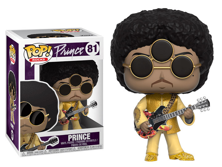 

Фигурка Funko Pop Фанко Поп Принс в золотом костюме Prince альбом 3rd Eye Girl 10 см rocks P 81