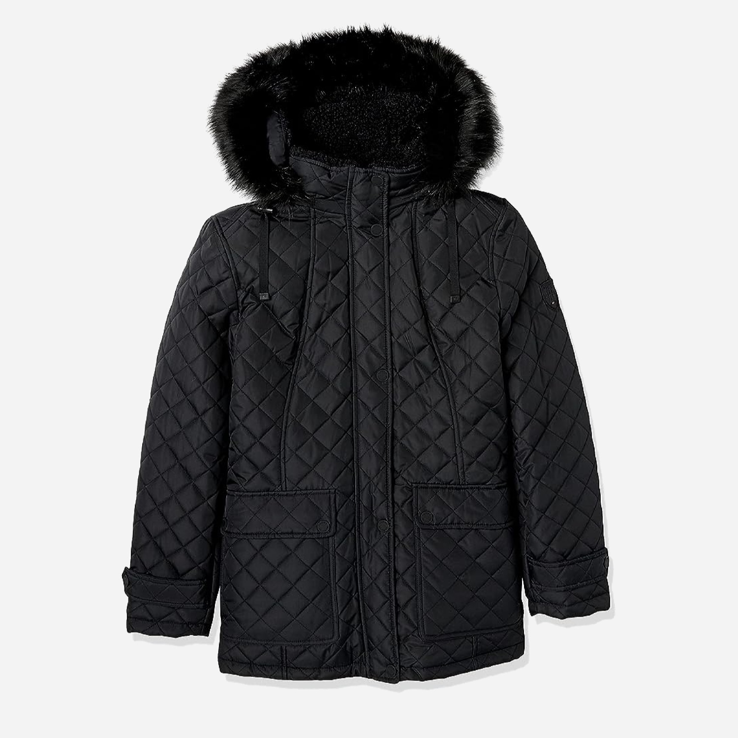 Акція на Куртка зимова жіноча Tommy Hilfiger 572443624 XL Чорна від Rozetka