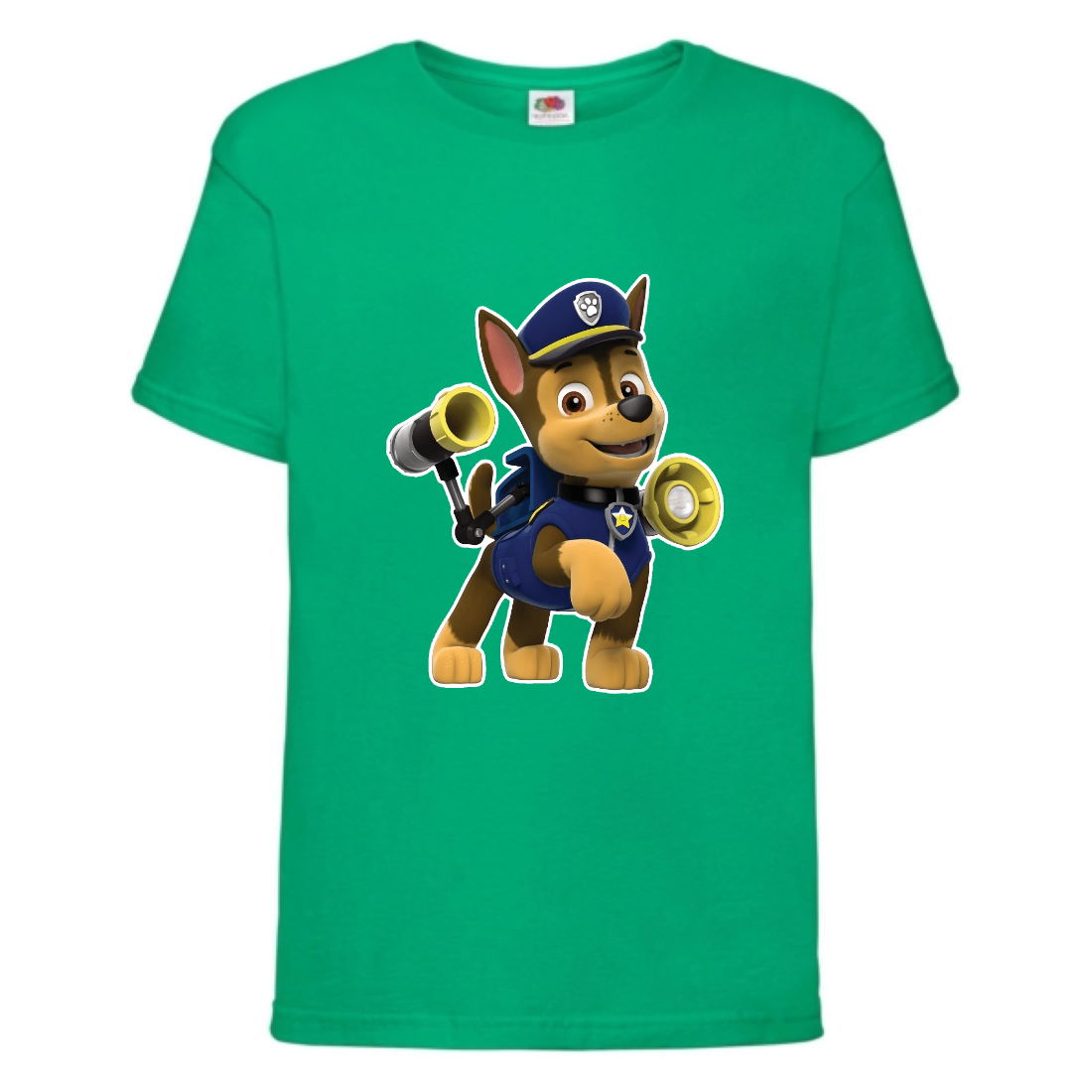 

Футболка детская Щенячий патруль (Paw Patrol) зеленая (racer-3-green) размер 116 см