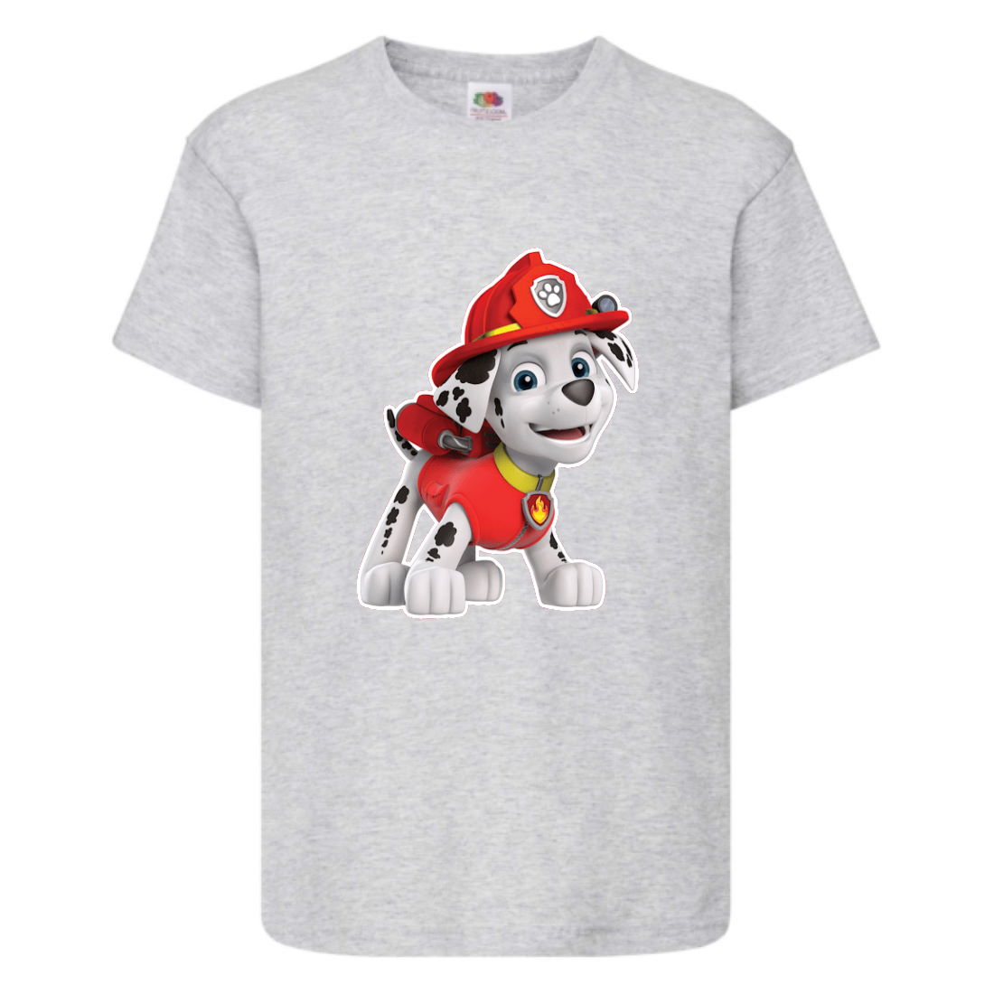 

Футболка детская Щенячий патруль (Paw Patrol) серая (marshal-gray) размер 128 см