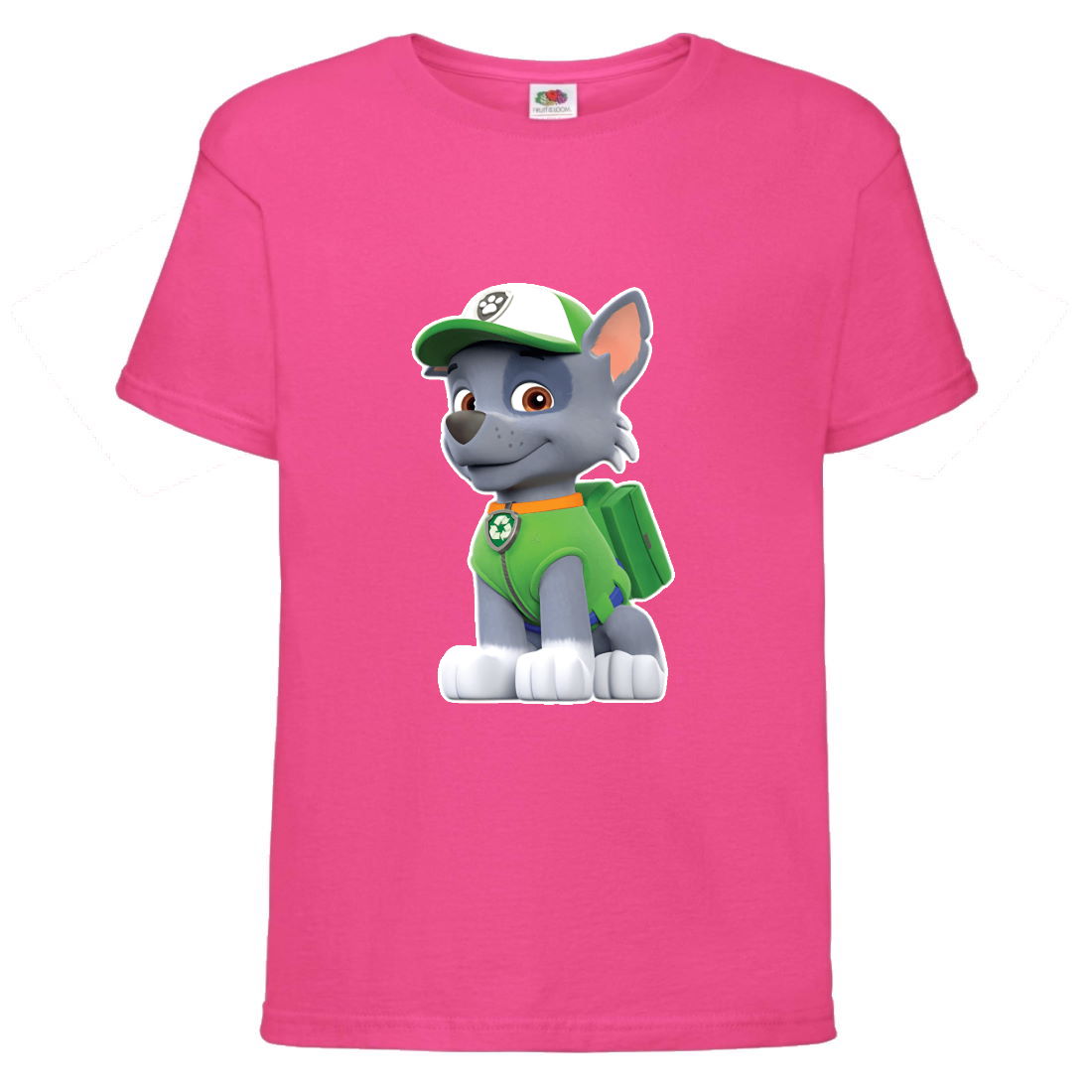 

Футболка детская Щенячий патруль (Paw Patrol) розовая (rocky-pink) размер 116 см