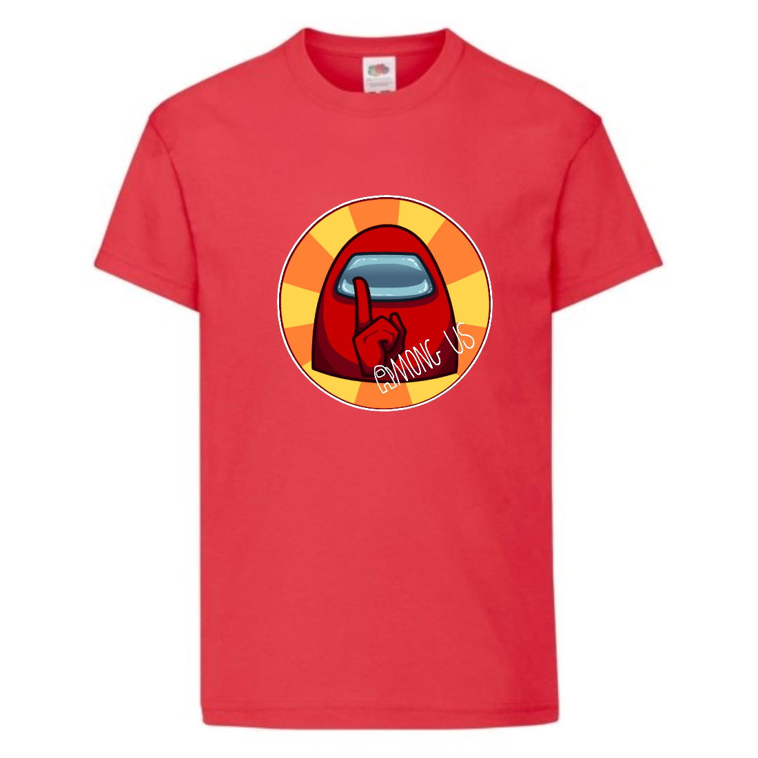 

Футболка детская Амонг АС (Among US) красная (among-us-001-red) 140 см