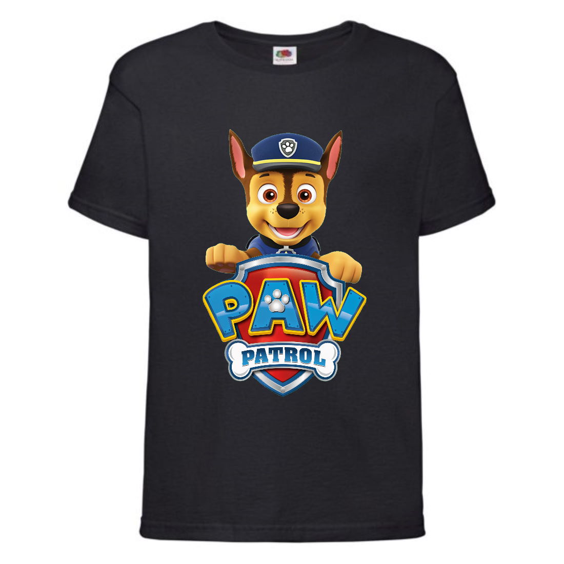 

Футболка детская Щенячий патруль (Paw Patrol) черная (racer-black) размер 116 см