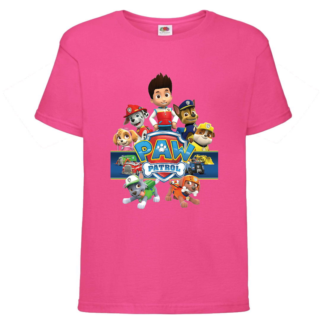 

Футболка детская Щенячий патруль (Paw Patrol) розовая (puppies-2-pink) размер 116 см
