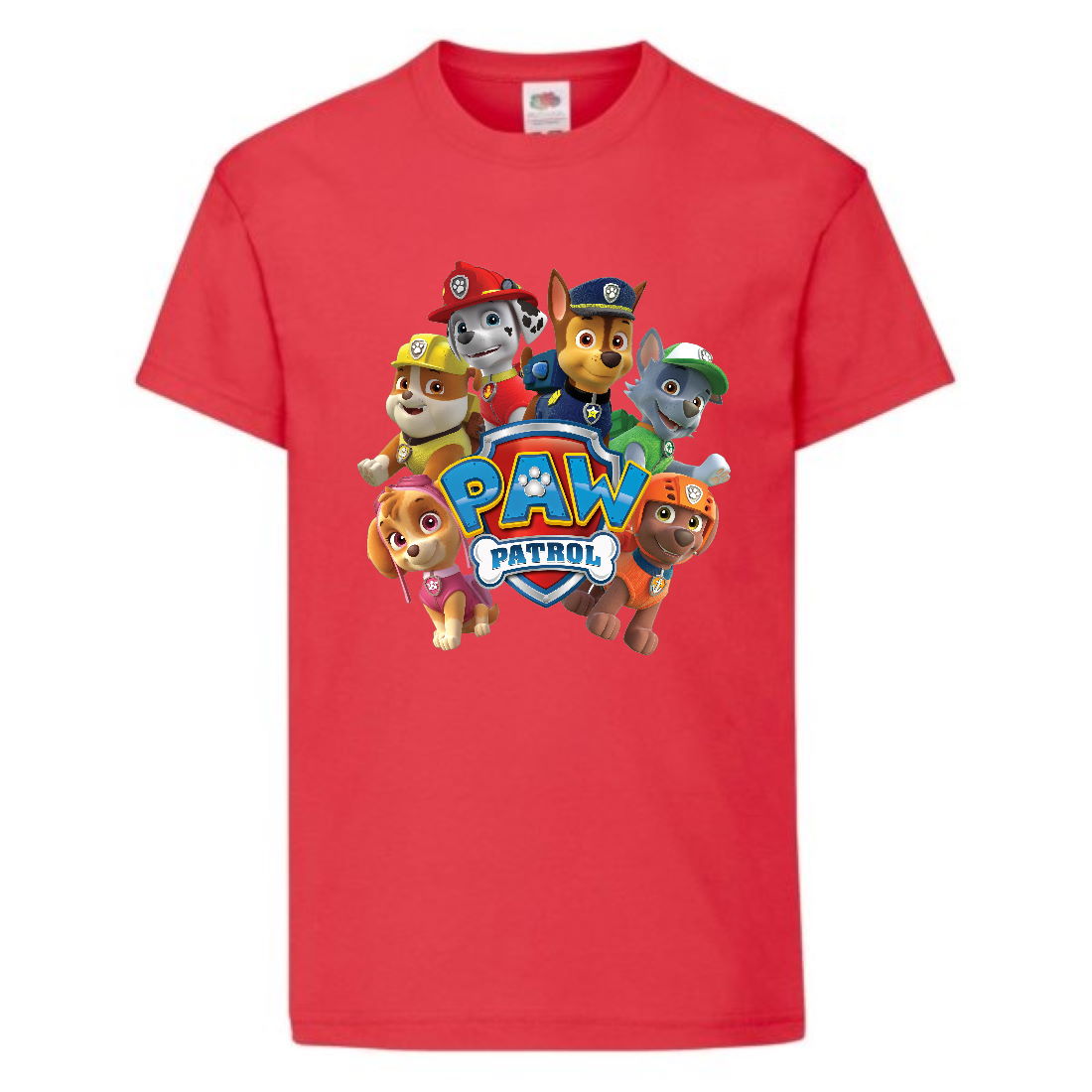 

Футболка детская Щенячий патруль (Paw Patrol) красная (all-puppies-red) размер 128 см