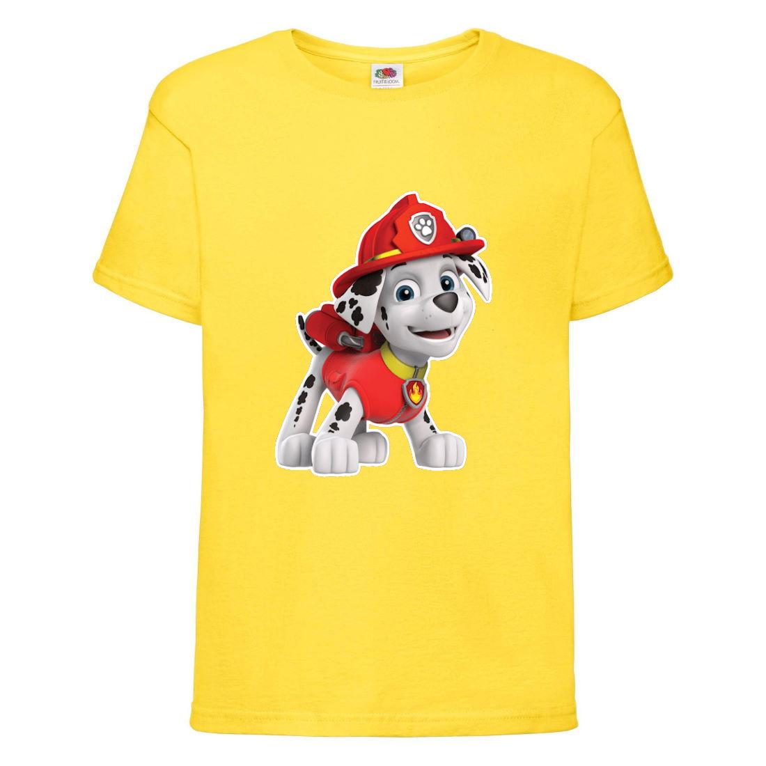 

Футболка детская Щенячий патруль (Paw Patrol) желтая (marshal-yellow) размер 116 см