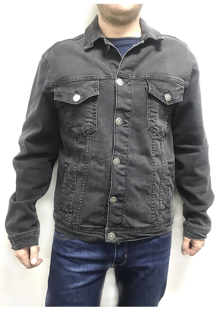 

Куртка джинсовая Revans 5322 черный, Куртка джинсовая Revans 5322 черный 4XL