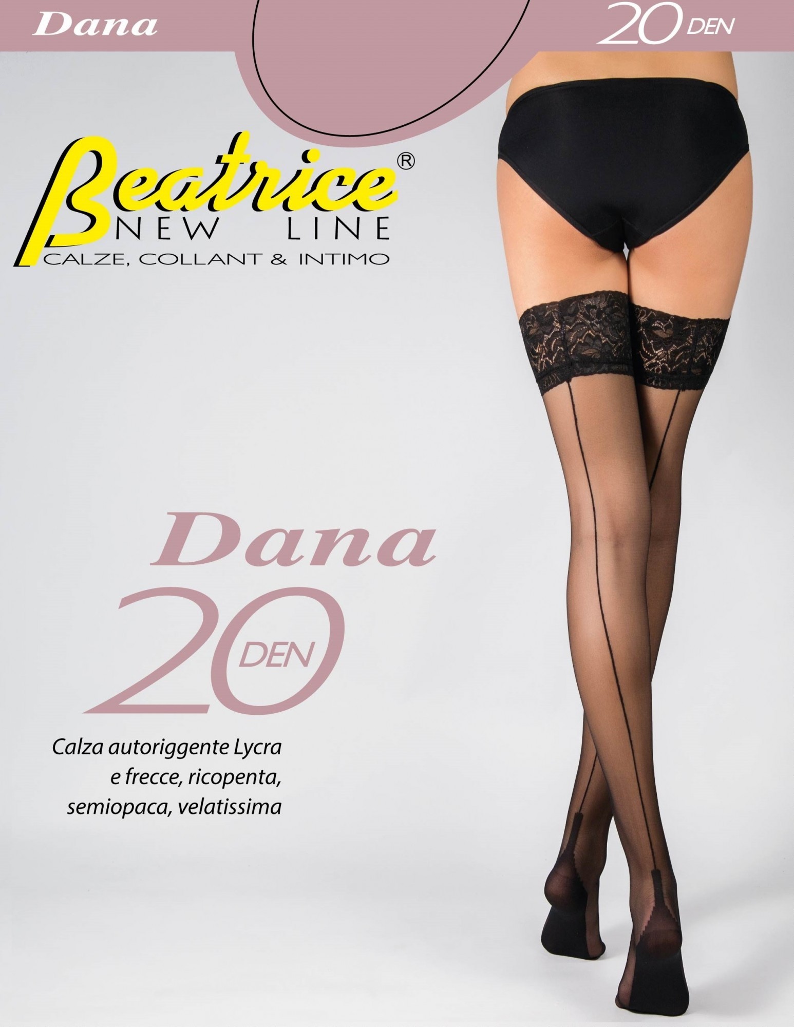 

Чулки со швом сзади Beatrice Dana 20 den VIZONE 2M