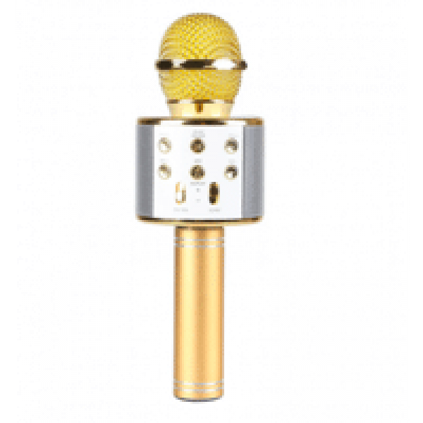 

Беспроводной портативный микрофон Micgeek New Q7 в чехле Bluetooth Gold