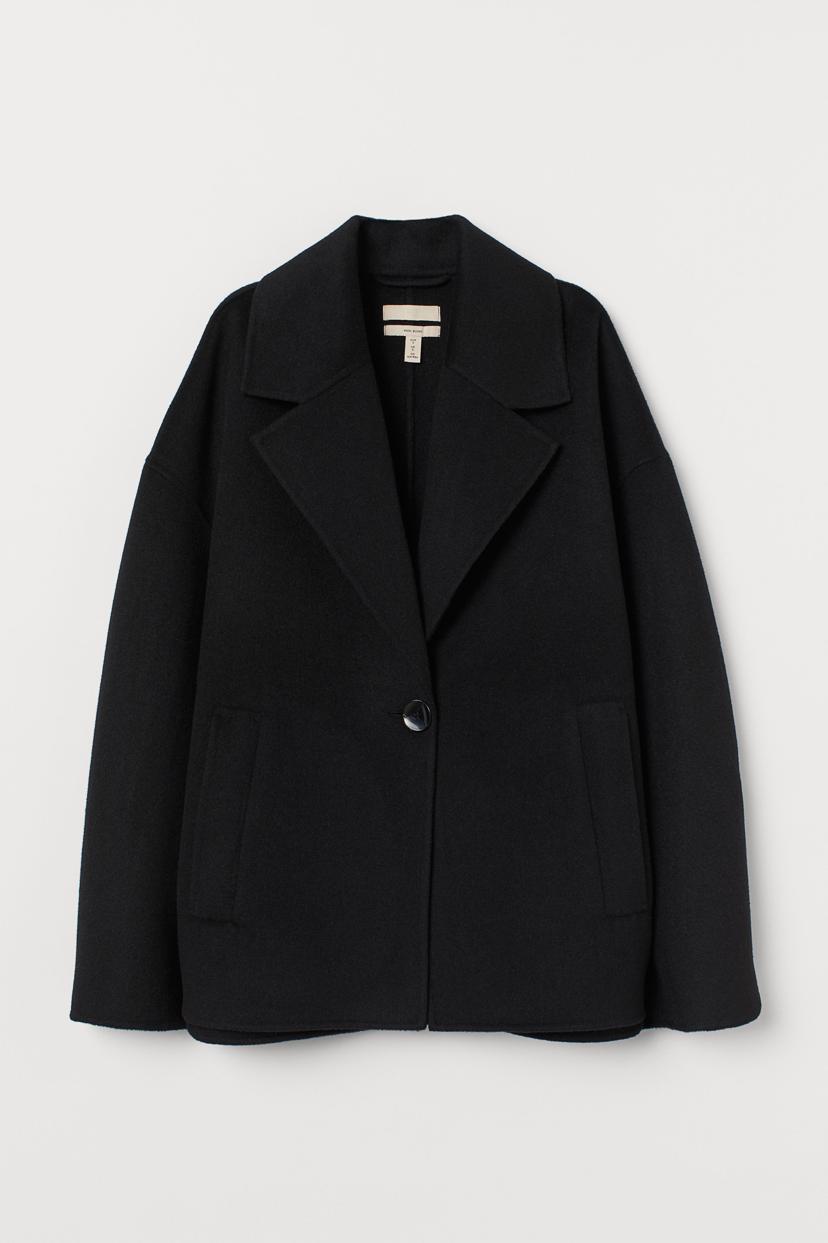 

Пальто H&M 8539281 S Черное