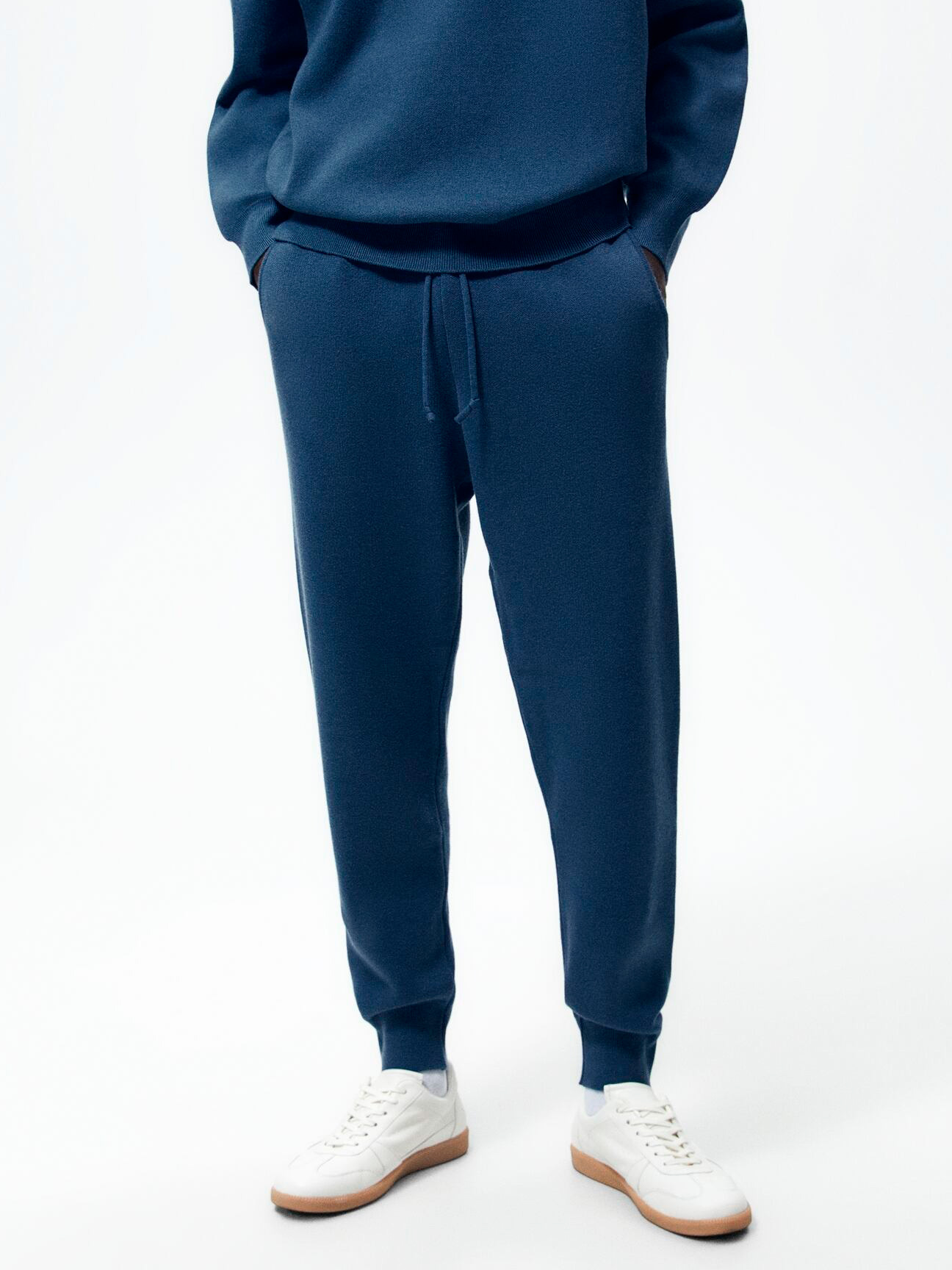 Акція на Спортивні штани чоловічі Zara PP5536-302-400 S Сині від Rozetka