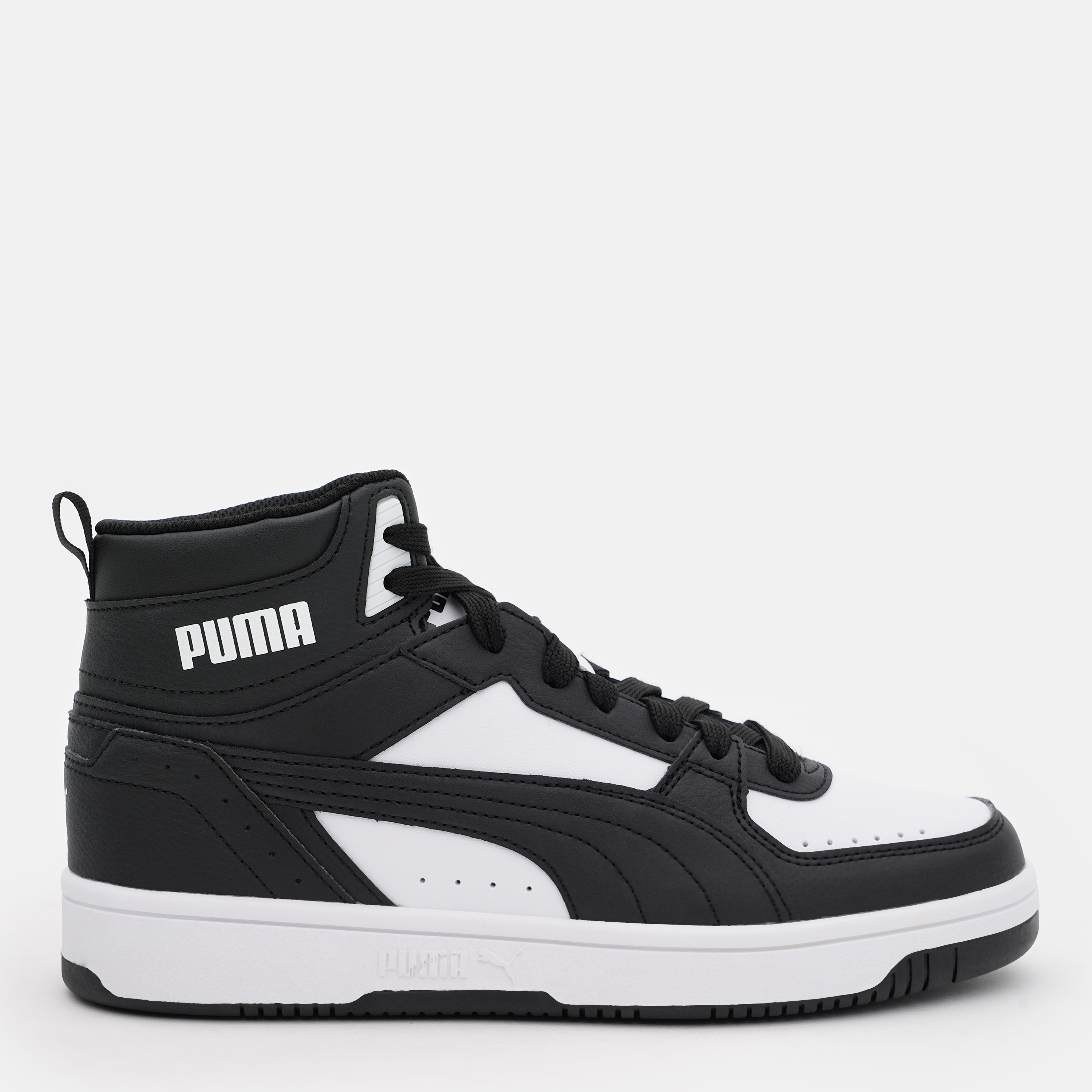 Акція на Підліткові демісезонні черевики для хлопчика Puma Rebound JOY Jr 37468701 36 (3.5) Puma Black-Puma Black-Puma White від Rozetka