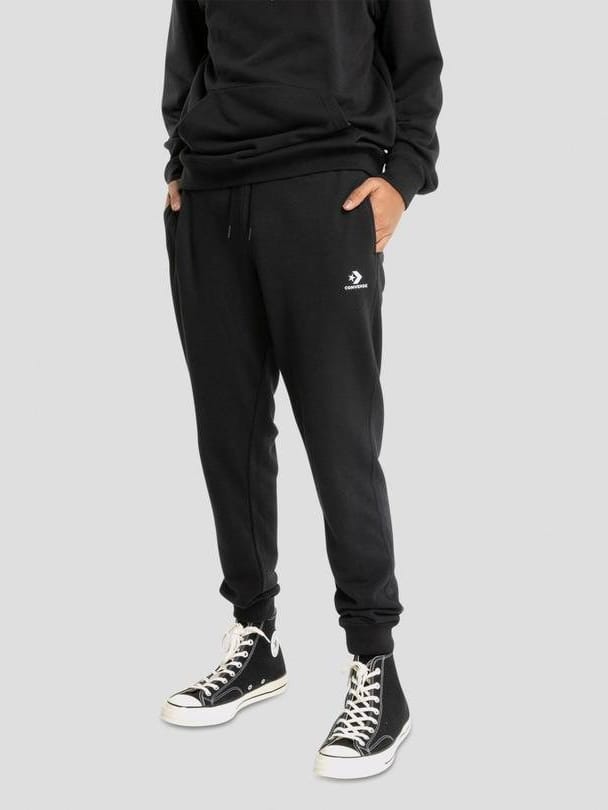 Акція на Спортивні штани чоловічі Converse Star Chevron Pant Ft Black 10023873-001 M від Rozetka