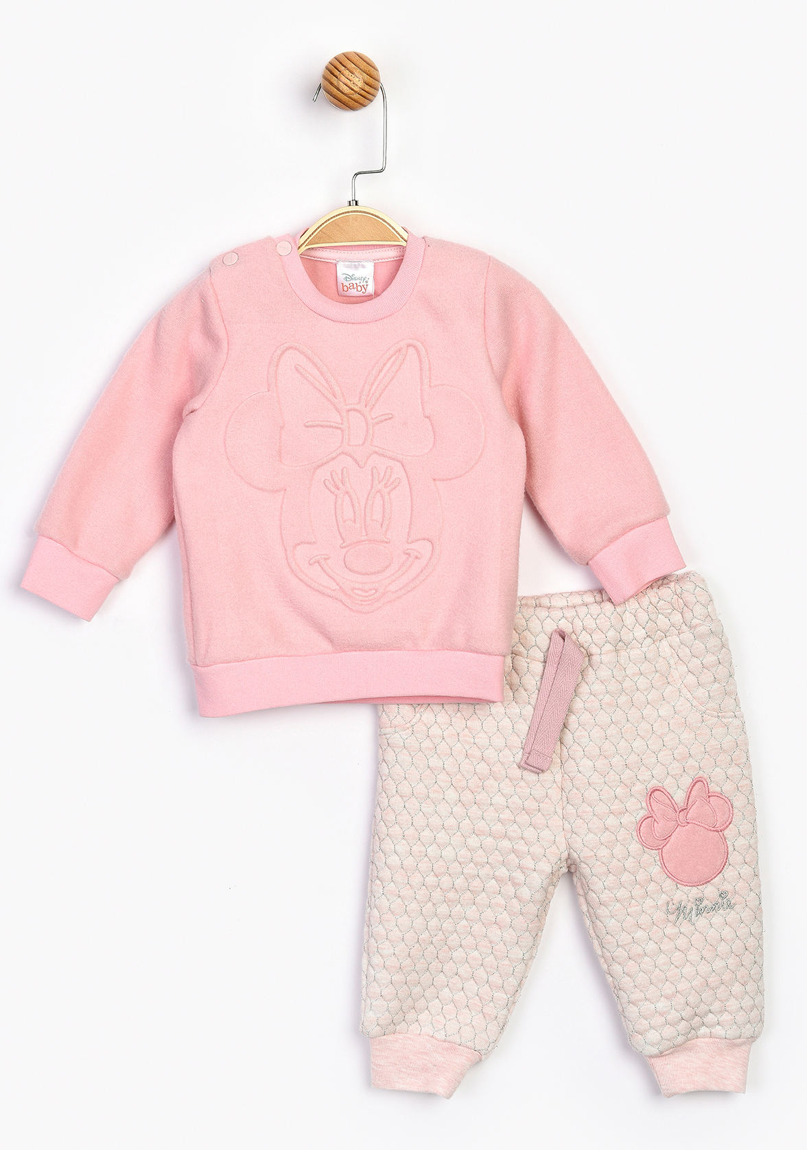 

Костюм (джемпер + брюки) Disney Minnie Mouse MN16092 68-74 см Розовый