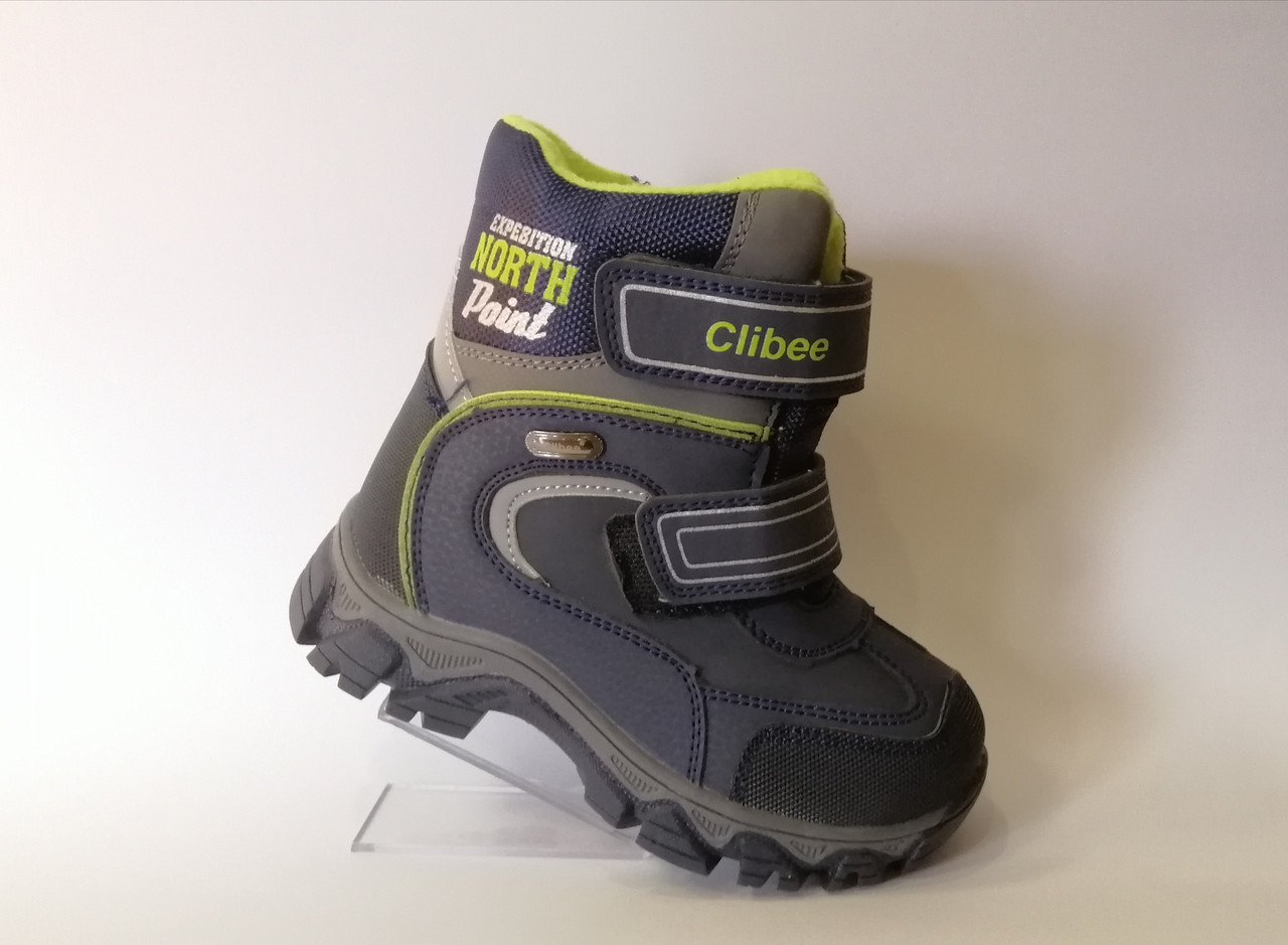 

Зимние ботинки для мальчика Clibee 151 blue синие р. 29-19 см