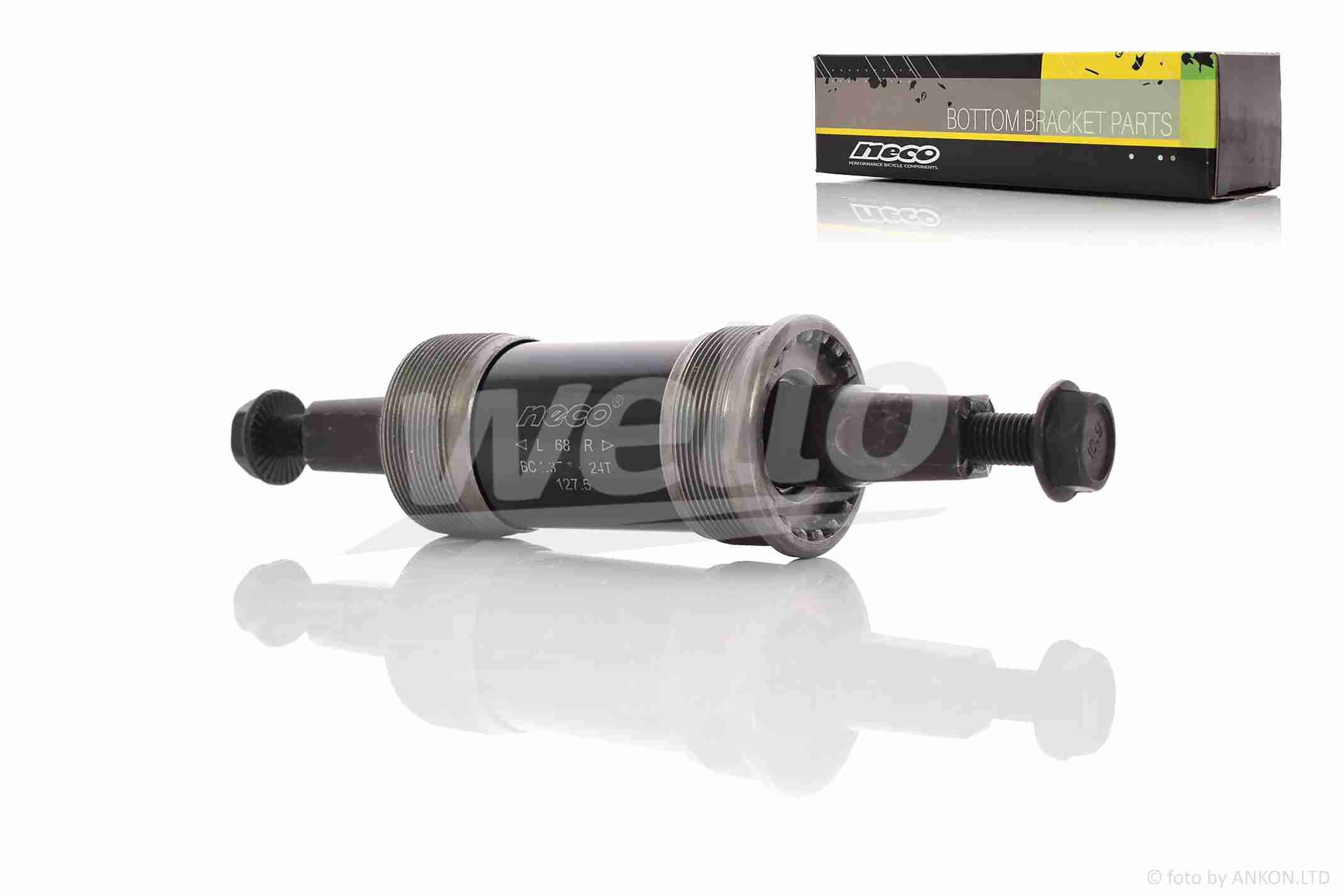 

Каретка (картридж) вело под квадрат, L-127.5mm B910/127.5MM BK 70MM NECO КИТАЙ 027292