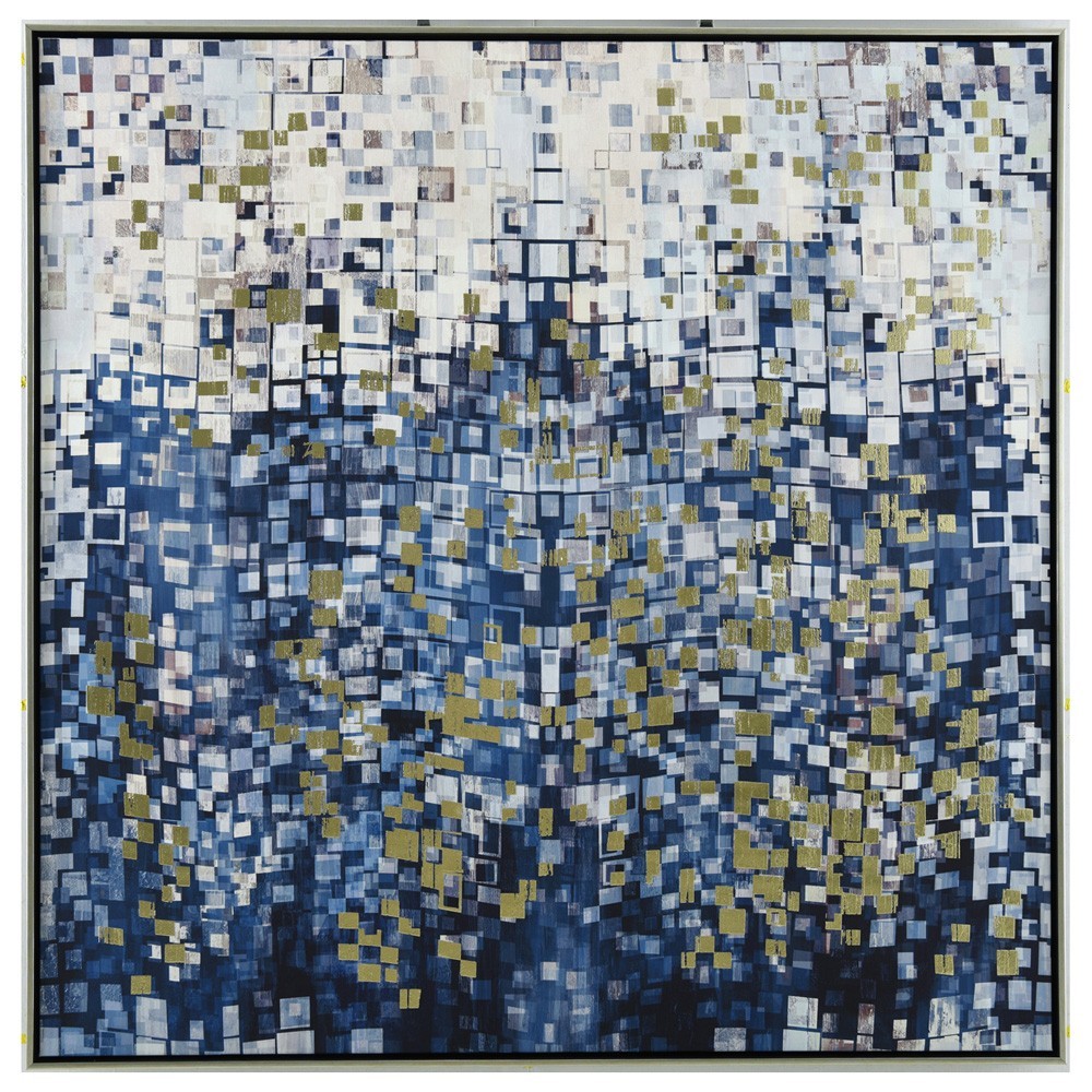 

Картина Open Space Blue Mosaic 100x100 см X-P1142G-2