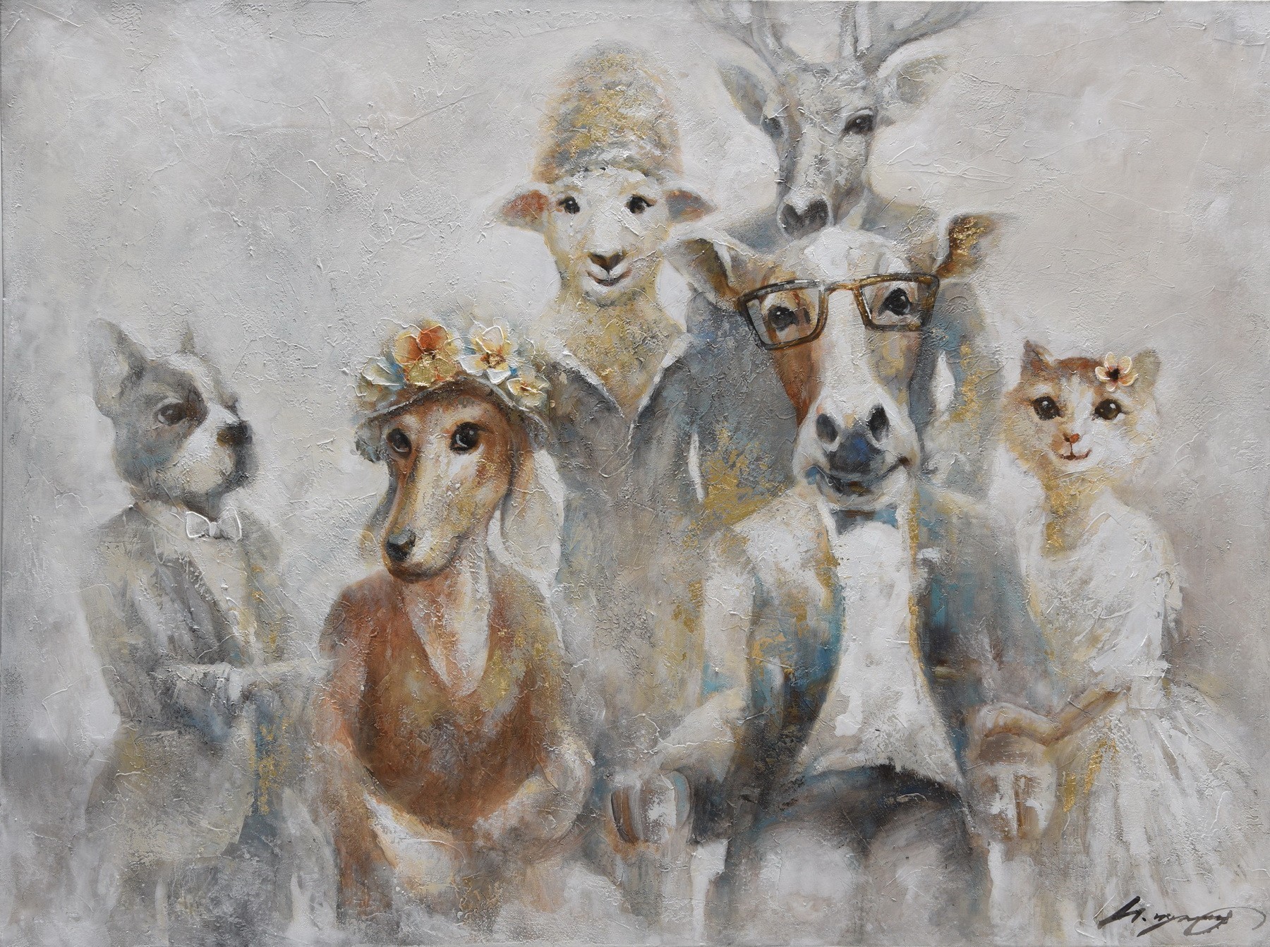 

Картина Open Space Hand In Hand 120x90 см 12854-1