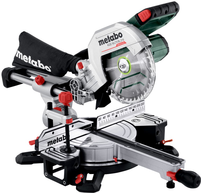 Аккумуляторная бесщеточная торцовочная пила Metabo KGS 18 LTX BL 216 мм ...