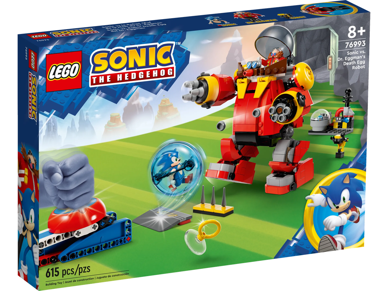 Lego Sonic the Hedgehog Соник против смертельного робота-яйца доктора  Эгмана 76993 – фото, отзывы, характеристики в интернет-магазине ROZETKA от  продавца: BrickSale | Купить в Украине: Киеве, Харькове, Днепре, Одессе,  Запорожье, Львове