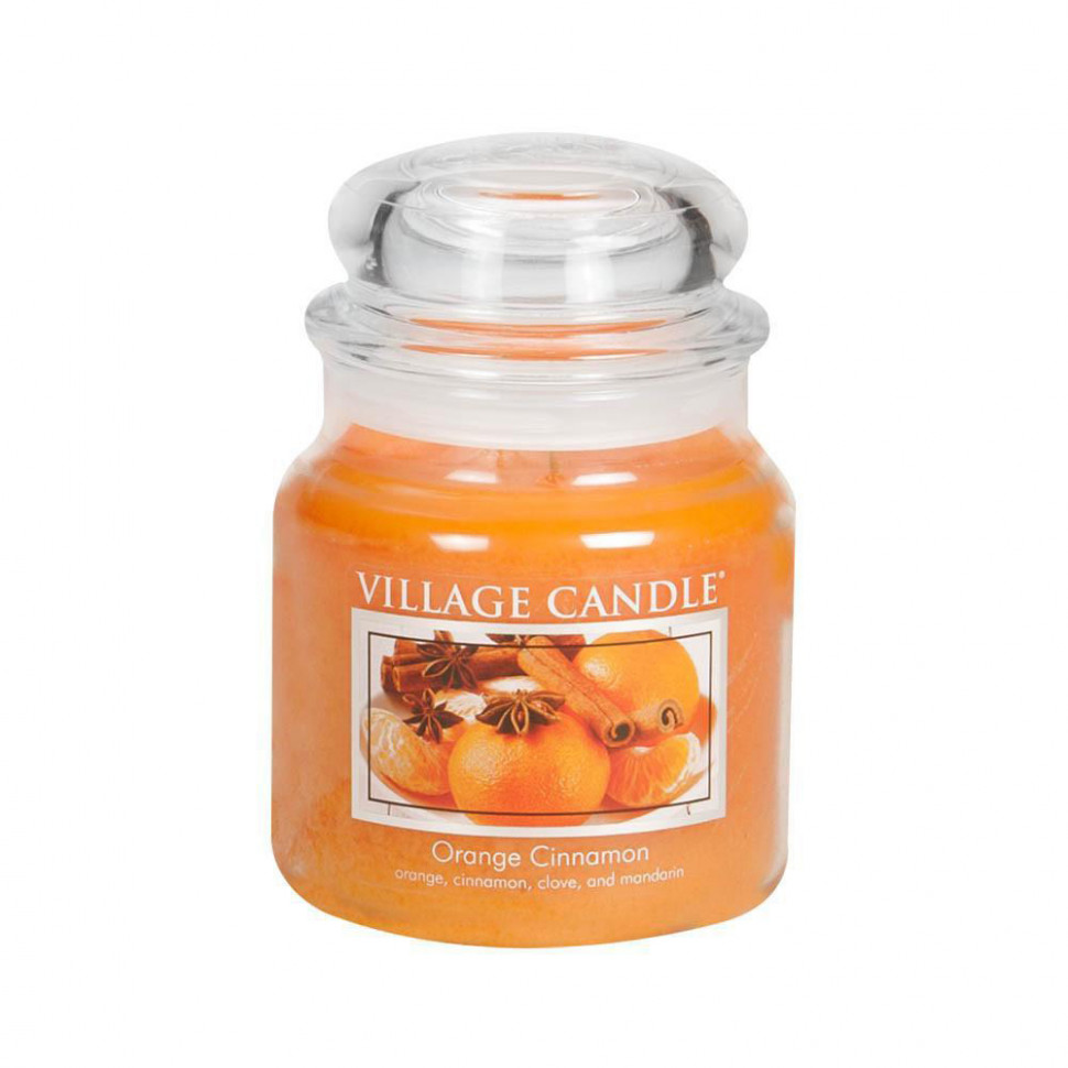 

Ароматическая свеча Village Candle Апельсин и корица (389 г)