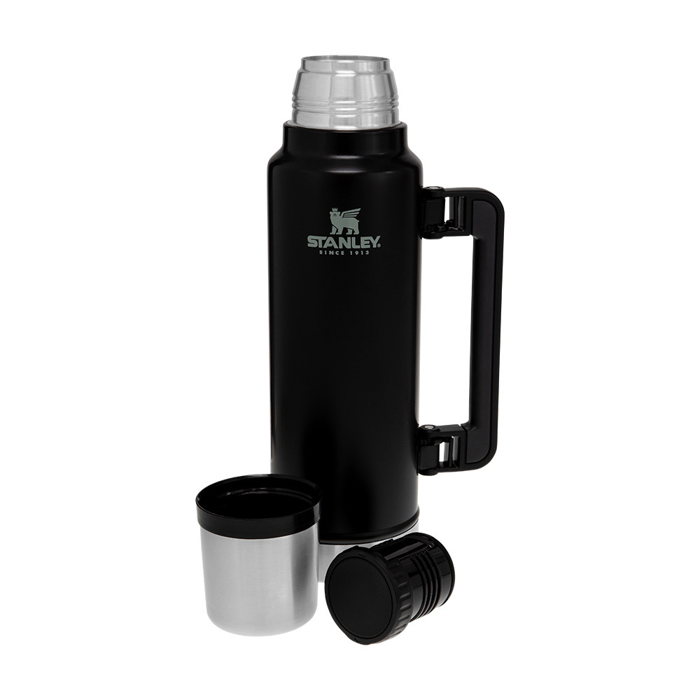 Alpine Cuisine Stainless Steel Thermos Vacuum 1.9-L Glass Liner