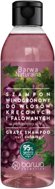 Шампунь для вьющихся волос Barwa Cosmetics Natural Виноград 300 мл ...