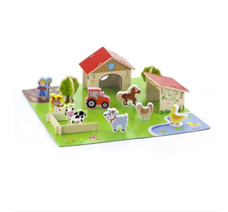 

Игровой набор Viga Toys Ферма 30 элементов 50540