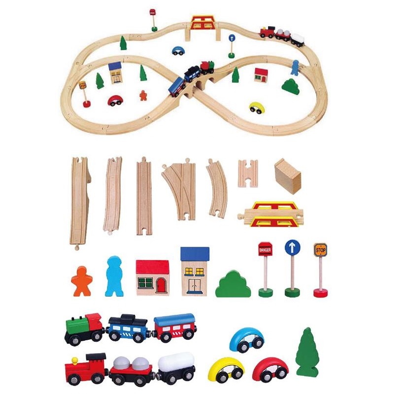 

Игрушка Viga Toys Железная дорога 56304