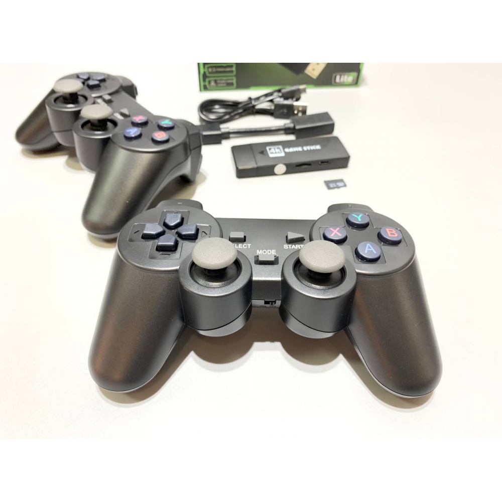 Портативная игровая консоль - приставка к телевизору Game Stick Lite M8  64Gb (4K Ultra HD) с двумя беспроводными джойстиками (68604917) – фото,  отзывы, характеристики в интернет-магазине ROZETKA от продавца:  Avto-Voltage | Купить