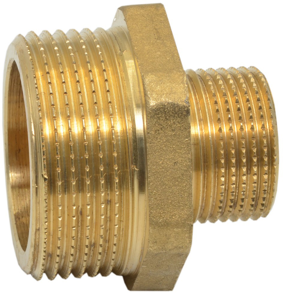 Ниппель редукционный PATTARONI 3/4" x 1 1/4" НН латунный (F591R009 ...